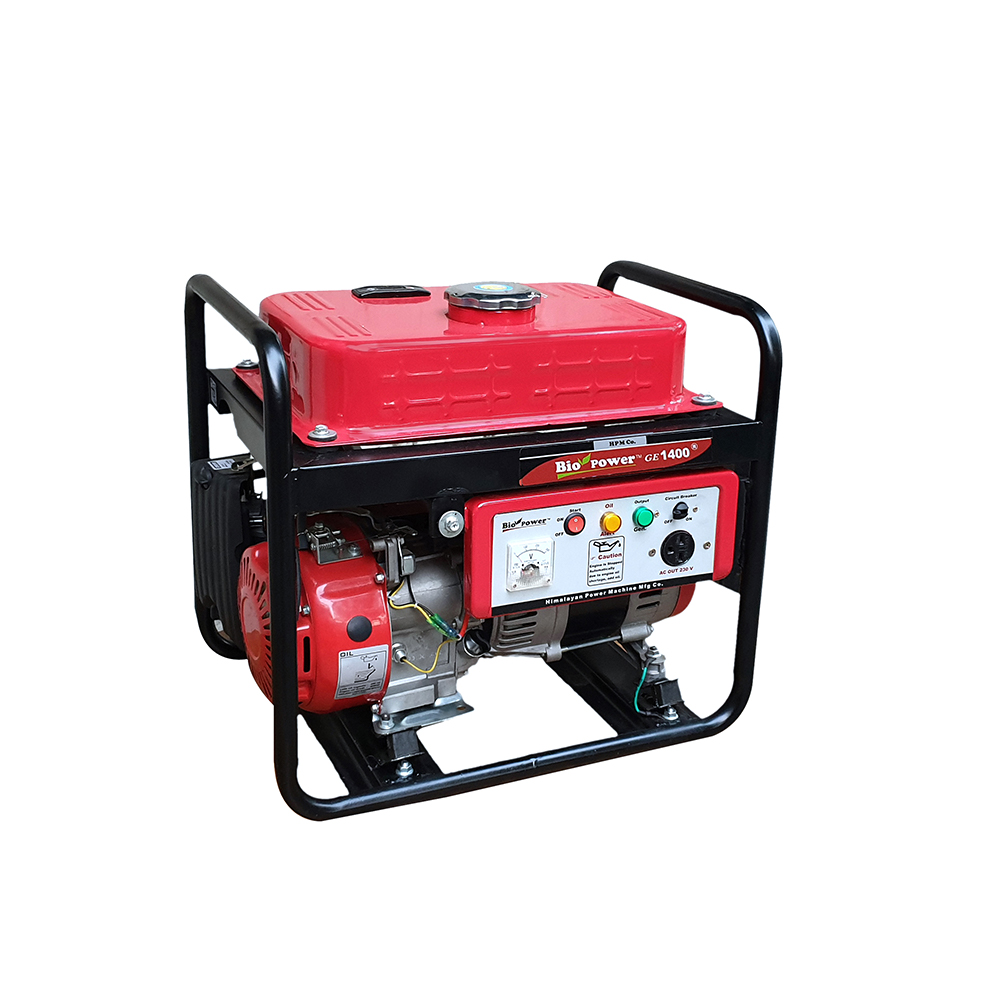 1.2 KVA Portable Generator, Petrol Run, GE-1400R, Recoil Start
